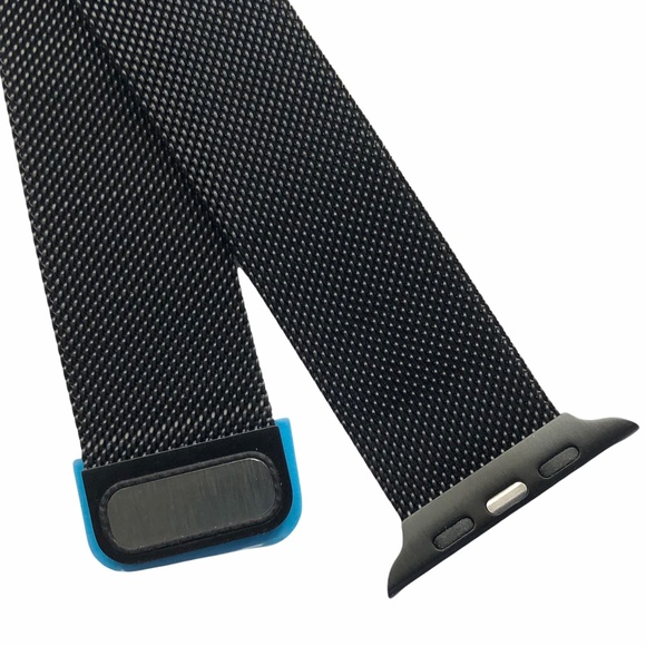 NEW BLACK Milanese Loop Band Apple Watch 44/45/49mm Stainless Steel - Picture 5 of 6